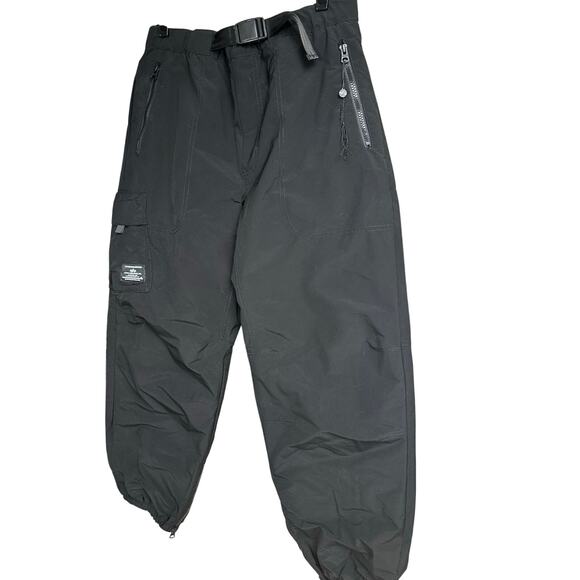 Alpha Industries Black Cargo Pant Fatigue Mod Baggy - Size S - MINT - Picture 1 of 16